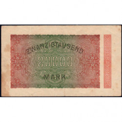 Allemagne - Pick 85a_1 - 20'000 mark - 20/02/1923 - Série MN - Etat : TB+