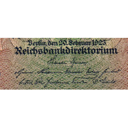 Allemagne - Pick 85a_1 - 20'000 mark - 20/02/1923 - Série MN - Etat : TB+