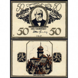 Allemagne - Notgeld - Delitzsch - 50 pfennig - Texte HILF - 1921 - Etat : NEUF