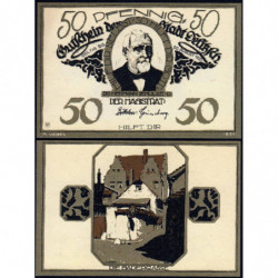 Allemagne - Notgeld - Delitzsch - 50 pfennig - Texte HILFT DIR - 1921 - Etat : NEUF