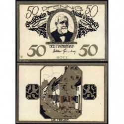 Allemagne - Notgeld - Delitzsch - 50 pfennig - Texte GOTT - 1921 - Etat : NEUF