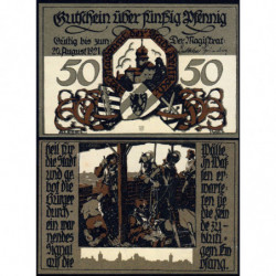 Allemagne - Notgeld - Delitzsch - 50 pfennig - Type 4 - 1921 - Etat : NEUF