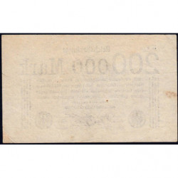 Allemagne - Pick 100_2 - 200'000 mark - 09/08/1923 - Série K 6 - Etat : TTB