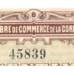 Corrèze (Brive, Tulle) - Pirot 51-4 - 50 centimes - Série B - 25/03/1915 - Etat : SPL