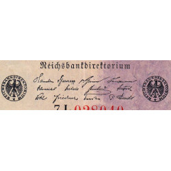 Allemagne - Pick 103_3 - 2 millions mark - 09/08/1923 - Série 7 J - Etat : TTB