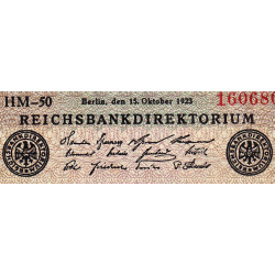 Allemagne - Pick 121a - 200 milliards mark - 15/10/1923 - Série HM - Etat : TTB