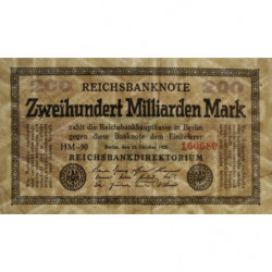 Allemagne - Pick 121a - 200 milliards mark - 15/10/1923 - Série HM - Etat : TTB