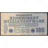 Allemagne - Pick 126 - 100 milliards mark - 26/10/1923 - Sans série - Etat : TB