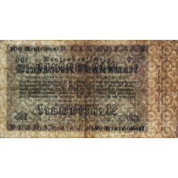 Allemagne - Pick 166 - 100 rentenmark - 01/11/1923 - Série A - Etat : B+ à TB-