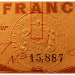 Dieppe - Pirot 52-4a - 1 franc - Sans date (1915) - Etat : SUP+