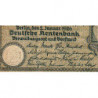 Allemagne - Pick 169 - 5 rentenmark - 02/01/1926 - Série S - Etat : TB