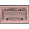 Allemagne - Pick 105_2 - 5 millions mark - 20/08/1923 - Série 26 A - Etat : SPL