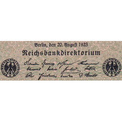 Allemagne - Pick 105_3 - 5 millions mark - 20/08/1923 - Série 1 AB - Etat : SPL