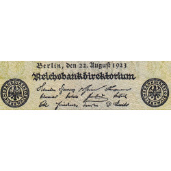 Allemagne - Pick 106a_1 - 10 millions mark - 22/08/1923 - Série HH 26 - Etat : TTB