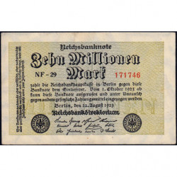 Allemagne - Pick 106a_1 - 10 millions mark - 22/08/1923 - Série NF 29 - Etat : SUP