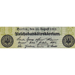 Allemagne - Pick 106a_1 - 10 millions mark - 22/08/1923 - Série NN 11 - Etat : TTB