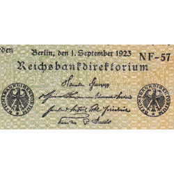 Allemagne - Pick 108c_1 - 20 millions mark - 01/09/1923 - Série NF 57 - Etat : TTB