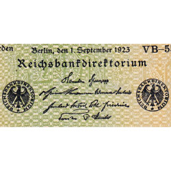 Allemagne - Pick 108c_2 - 20 millions mark - 01/09/1923 - Série VB 55- Etat : SPL
