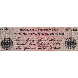 Allemagne - Pick 109b_2 - 50 millions mark - 01/09/1923 - Série NF 60 - Etat : TB