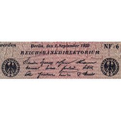 Allemagne - Pick 109f_2 - 50 millions mark - 01/09/1923 - Série NF 6 - Etat : TB