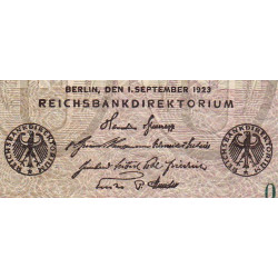 Allemagne - Pick 110e_3 - 500 millions mark - 01/09/1923 - Série BK 12 - Etat : TB-