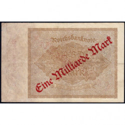 Allemagne - Pick 113a_1 - 1 milliard mark - 15/12/1922 (1923) - Série 91 E - Etat : TTB