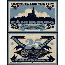 Allemagne - Notgeld - Dahlenburg - 25 pfennig - 01/11/1920 - Etat : NEUF
