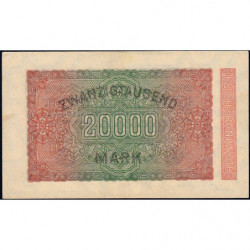 Allemagne - Pick 85b_1 - 20'000 mark - 20/02/1923 - Série LE - Etat : SUP