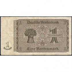 Allemagne - Pick 173b - 1 rentenmark - 30/01/1937 - Série F - Etat : TB+