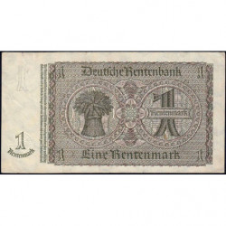 Allemagne - Pick 173b - 1 rentenmark - 30/01/1937 - Série H - Etat : TTB+