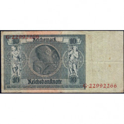 Allemagne - Pick 180a - 10 reichsmark - 22/01/1929 - Lettre E - Série G - Etat : TB-