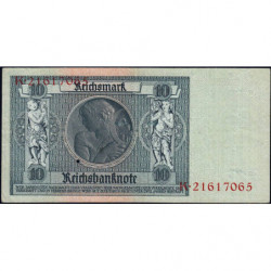 Allemagne - Pick 180a - 10 reichsmark - 22/01/1929 - Lettre E - Série K - Etat : TTB