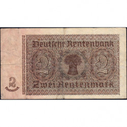 Allemagne - Pick 174b - 2 rentenmark - 30/01/1937 - Série D - Etat : TB+