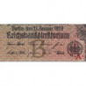 Allemagne - Pick 181a - 20 reichsmark - 22/01/1929 - Lettre B - Série A - Etat : TB