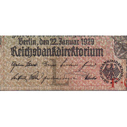 Allemagne - Pick 181a - 20 reichsmark - 22/01/1929 - Lettre L - Série F - Etat : TTB