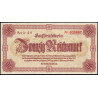Allemagne - Sudètes - Basse-Silésie - Pick 187 - 20 reichsmark - 28/04/1945 - Série AS - Etat : NEUF