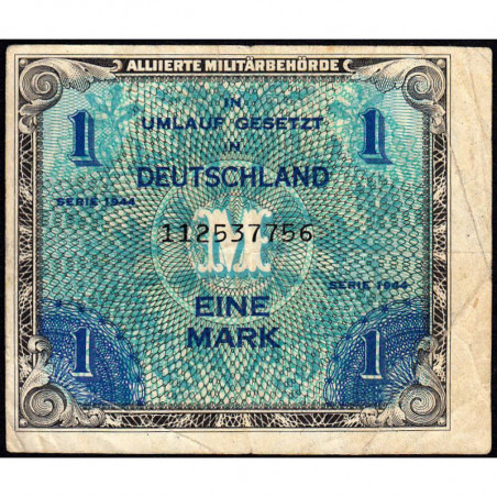 Allemagne - Occupation alliée - Pick 192a - 1 mark - 1944 - Etat : TB+
