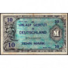 Allemagne - Occupation alliée - Pick 194a - 10 mark - 1944 - Etat : TTB-