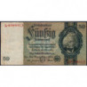 Allemagne - Pick 182a_1 - 50 reichsmark - 30/03/1933 - Lettre O - Série L - Etat : TB-