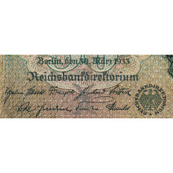 Allemagne - Pick 182a_1 - 50 reichsmark - 30/03/1933 - Lettre X - Série V - Etat : TB-