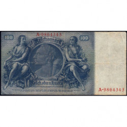 Allemagne - Pick 183a - 100 reichsmark - 24/06/1935 - Lettre C - Série A - Etat : TB