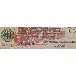 Allemagne - Chemin de fer Berlin - Pick S 1015 - 20 millions mark - 18/09/1923 - Série RH 11 - Etat : TTB