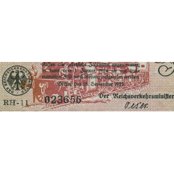 Allemagne - Chemin de fer Berlin - Pick S 1015 - 20 millions mark - 18/09/1923 - Série RH 11 - Etat : TTB