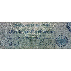 Allemagne - Pick 183a - 100 reichsmark - 24/06/1935 - Lettre E - Série K - Etat : TB-