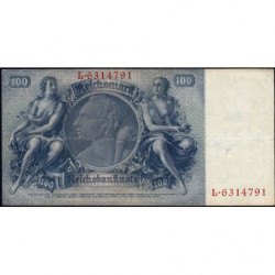 Allemagne - Pick 183a - 100 reichsmark - 24/06/1935 - Lettre E - Série L - Etat : TB+