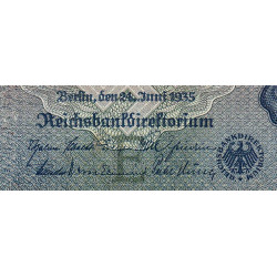 Allemagne - Pick 183a - 100 reichsmark - 24/06/1935 - Lettre E - Série L - Etat : TB+