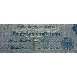 Allemagne - Pick 183a - 100 reichsmark - 24/06/1935 - Lettre F - Série G - Etat : TB