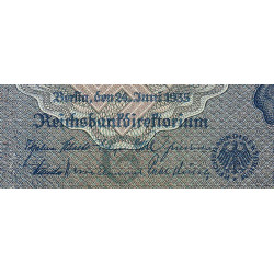 Allemagne - Pick 183a - 100 reichsmark - 24/06/1935 - Lettre G - Série M - Etat : TTB