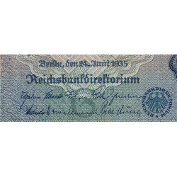 Allemagne - Pick 183a - 100 reichsmark - 24/06/1935 - Lettre G - Série N - Etat : TTB