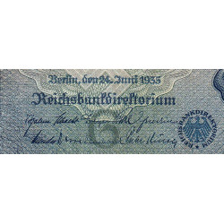 Allemagne - Pick 183a - 100 reichsmark - 24/06/1935 - Lettre G - Série O - Etat : TB+
